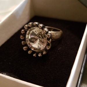 Avant Garde Pewter Ring